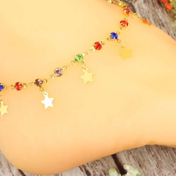 "Dainty Anklet for Women – Elegant Everyday Jewelry & Perfect Gift | MLCRC1304 - Picture 4 of 10